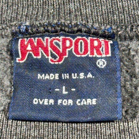 Vintage Jansport Ohio State Sweatshirt 90'S Large Made in USA - Picture 5 of 9